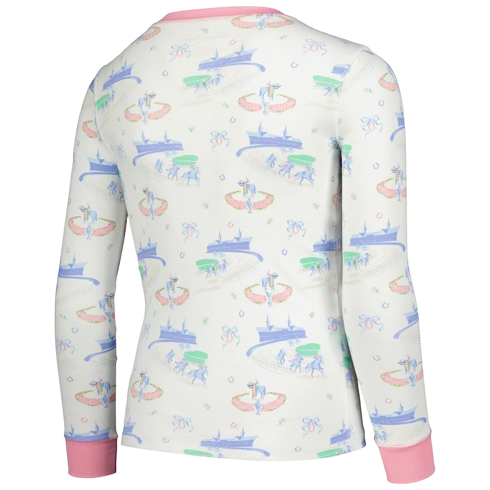 Ensemble pyjama blanc Kentucky Derby Sara Jane's Sweet Dream pour filles