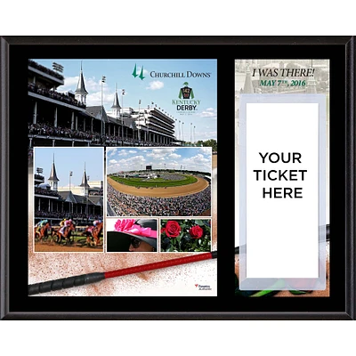 Kentucky Derby 142 12" x 15" Sublimated I Was There Ticket Plaque