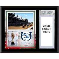 Kentucky Derby 143 12" x 15" Sublimated "I Was There" Ticket Plaque
