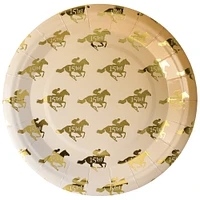 Assiettes en carton Kentucky Derby 150, paquet de 8, 7 po