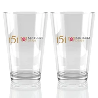 Kentucky Derby 151 16oz. Pint Glass Two Pack