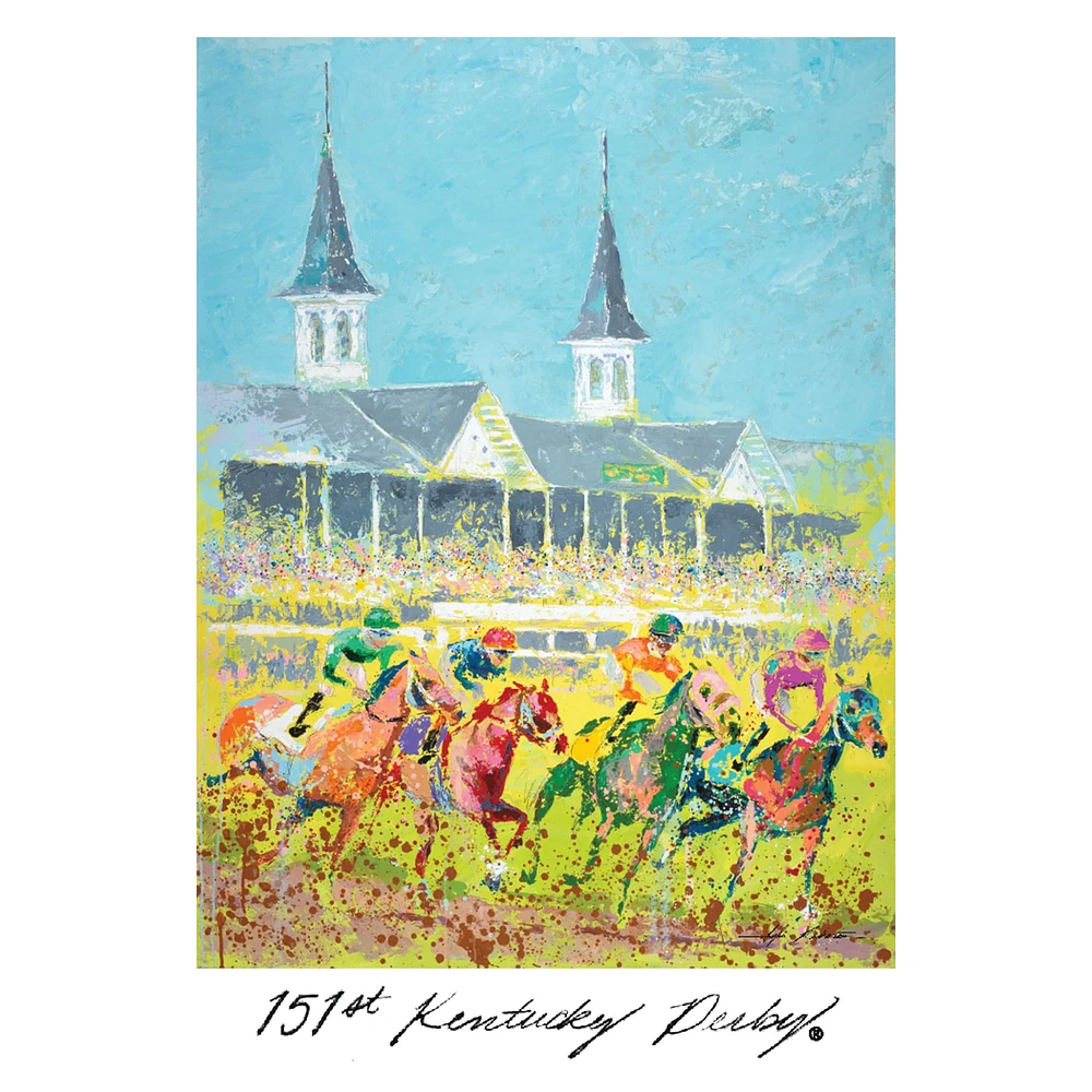 Kentucky Derby 151 Art du Derby Carte postale 5" x 7"