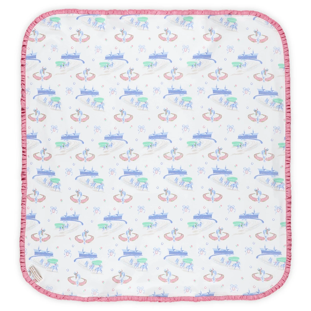 Kentucky Derby Baby Buggy Blanket