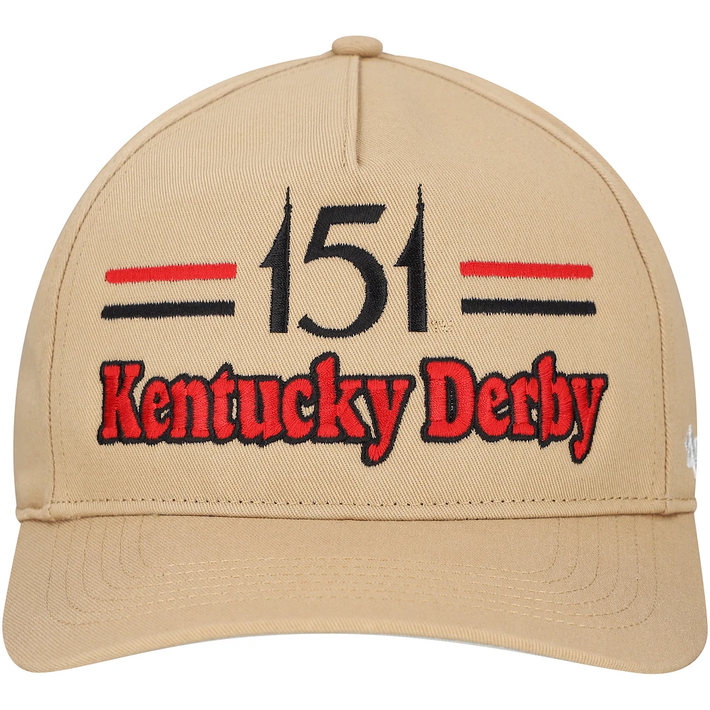 Men's '47  Khaki 151st Kentucky Derby Hitch Adjustable Hat