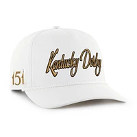 Men's '47  White 151st Kentucky Derby Overhand Hitch Adjustable Hat
