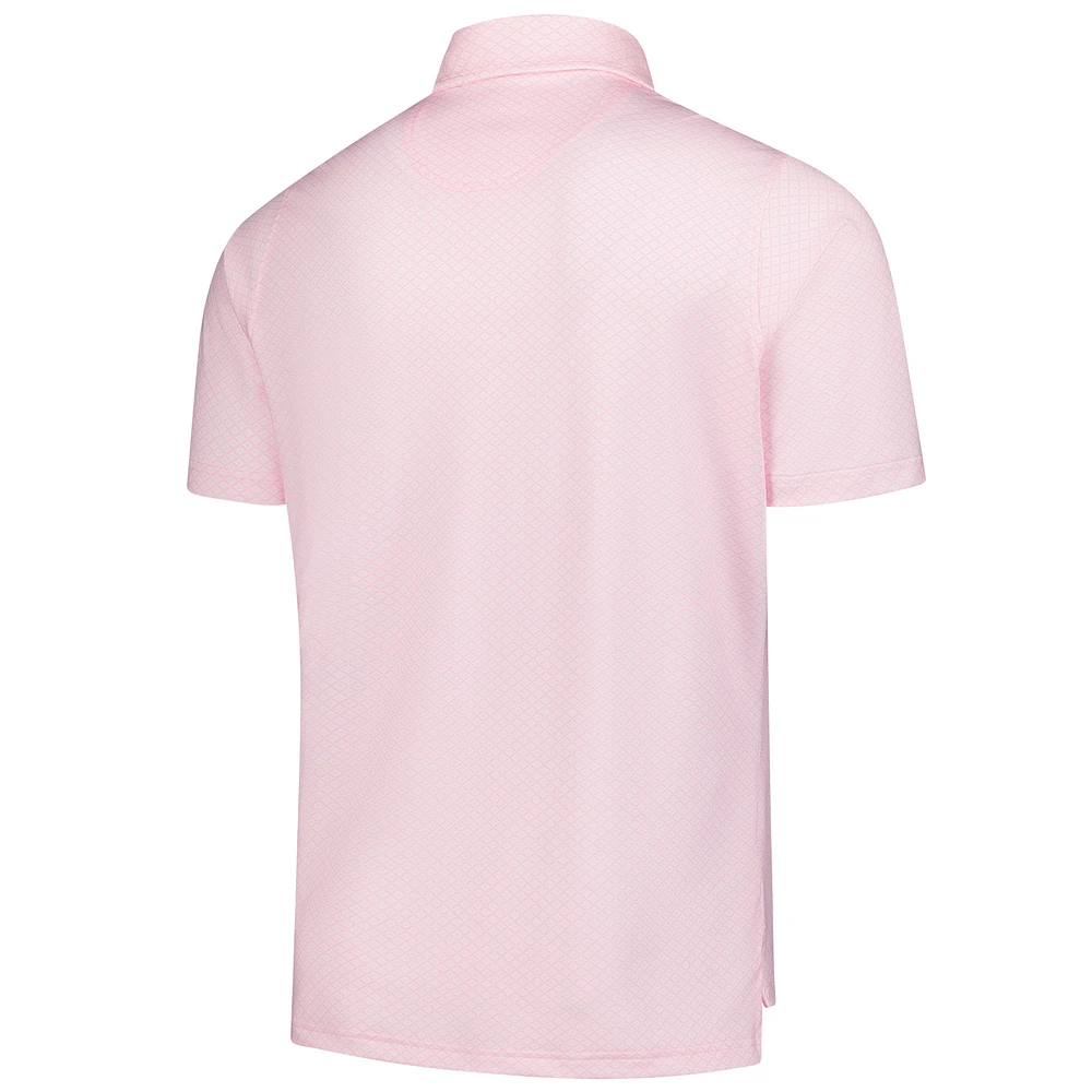 Men's Fairway & Greene  Pink Kentucky Derby Palmetto Polo