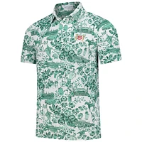 Men's Smith & Quinn  White Kentucky Derby Teddy Performance Polo