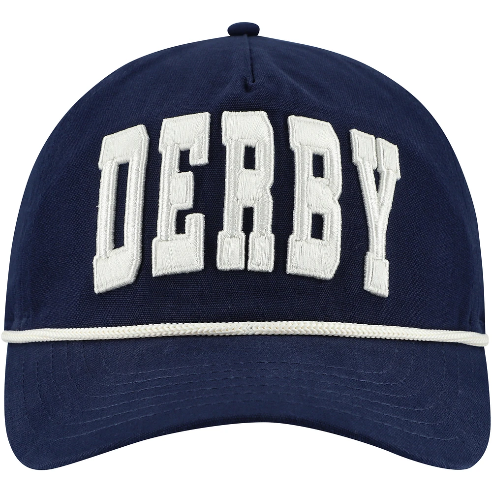Casquette ajustable en velours côtelé pour homme Vineyard Vines Navy 151st Kentucky Derby