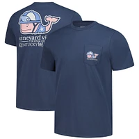 Men's Vineyard Vines  Navy 151st Kentucky Derby Jockey Whale T-Shirt
