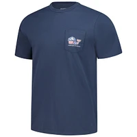 Men's Vineyard Vines  Navy 151st Kentucky Derby Jockey Whale T-Shirt