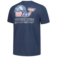 Men's Vineyard Vines  Navy 151st Kentucky Derby Jockey Whale T-Shirt