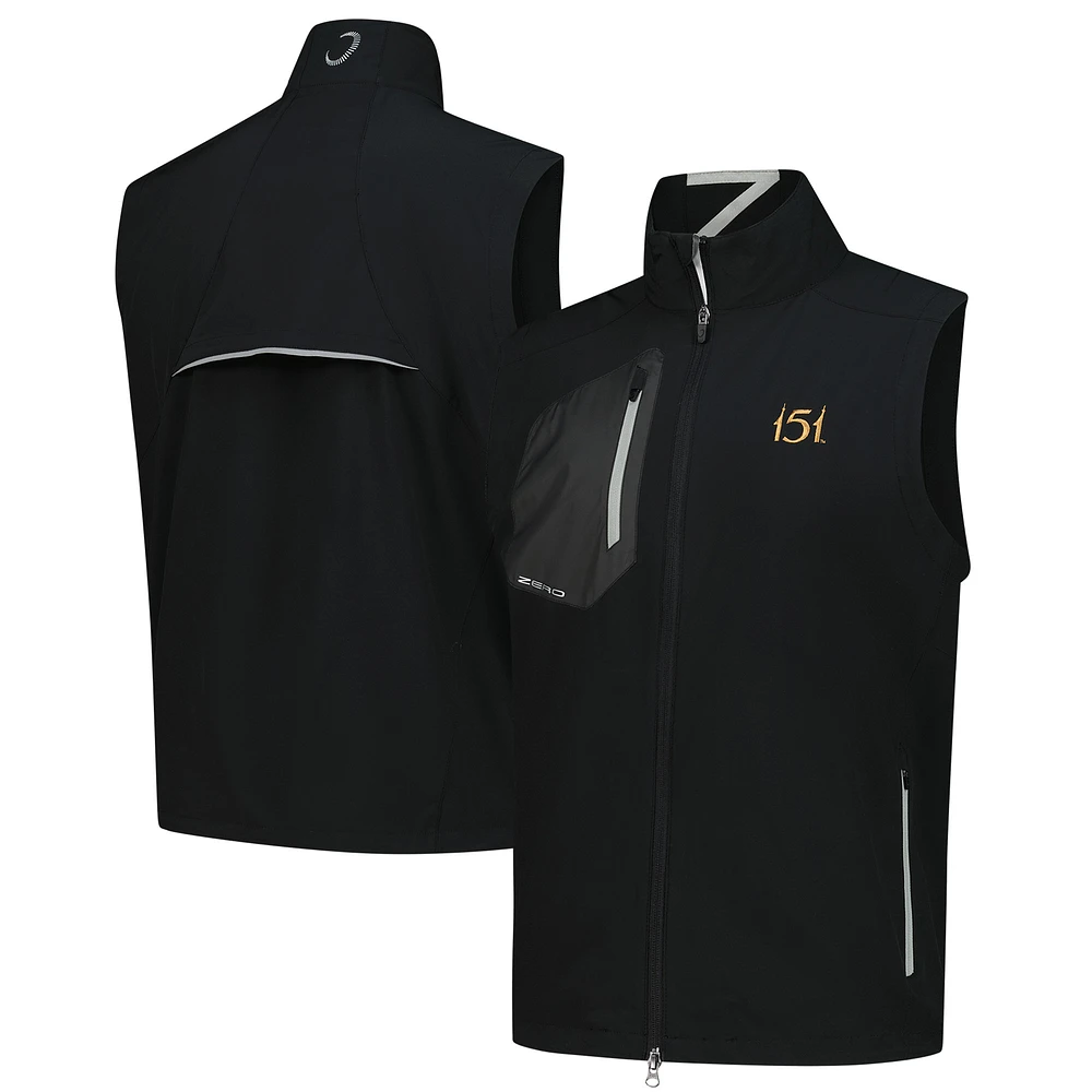 Men's Zero Restriction  Black 151st Kentucky Derby Z700 Full-Zip Vest
