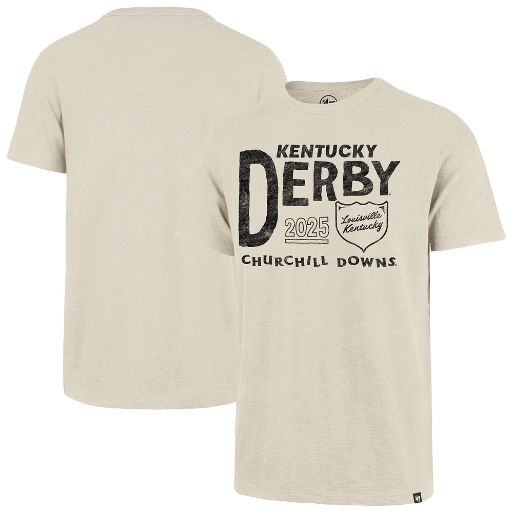 Men's '47  Cream 151st Kentucky Derby Scrum T-Shirt