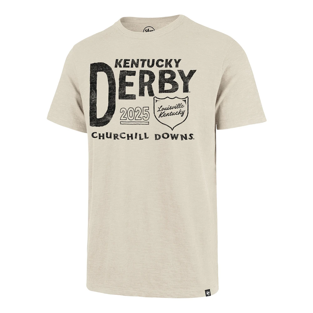 Men's '47  Cream 151st Kentucky Derby Scrum T-Shirt