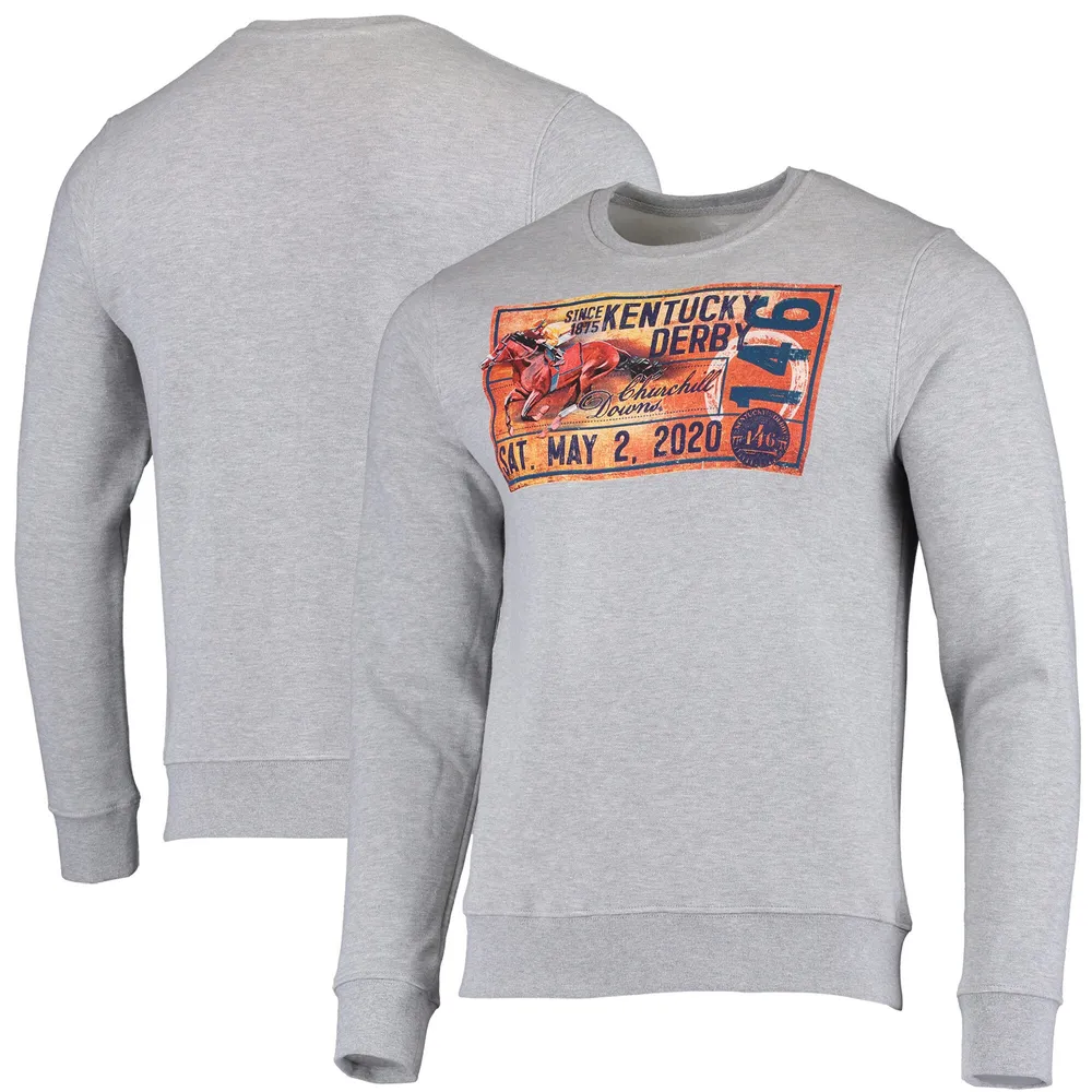 Kentucky Derby 146 Fanatics Branded Crew Neck Pullover Sweatshirt - Heathered Gray | Brazos Mall