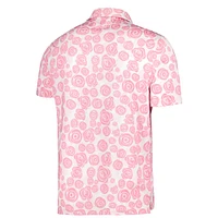 Men's Fanatics White Kentucky Derby Icon Roses EcoTec Polo