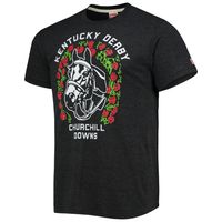 Men's Homage Charcoal Kentucky Derby Churchill Downs T-Shirt