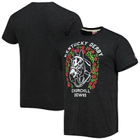 Men's Homage Charcoal Kentucky Derby Churchill Downs T-Shirt