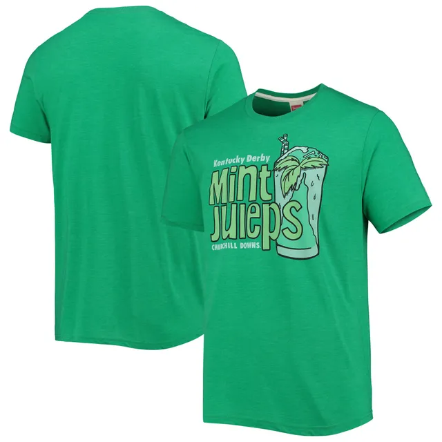 Men's Oakland Athletics Homage Green Hyper Local Tri-Blend T-Shirt