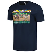 T-shirt Homme Bleu Marine Kentucky Derby Art of the