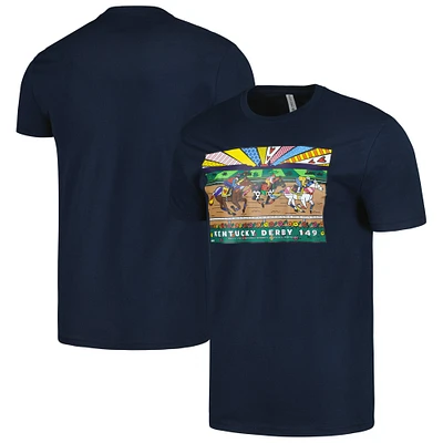 Men's Navy Kentucky Derby Art of the T-Shirt