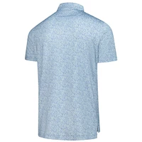 Men's Peter Millar Light Blue Kentucky Derby Performance Polo