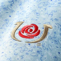 Men's Peter Millar Light Blue Kentucky Derby Performance Polo
