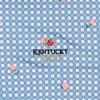 Men's Puma Blue Kentucky Derby Pique Gingham Polo