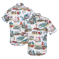 Men's Reyn Spooner White 151st Kentucky Derby Button-Up Shirt