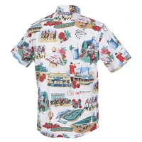 Men's Reyn Spooner White 151st Kentucky Derby Button-Up Shirt