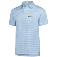 Men's Vineyard Vines Heather Blue 151st Kentucky Derby Winstead Striped Polo