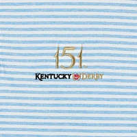 Men's Vineyard Vines Heather Blue 151st Kentucky Derby Winstead Striped Polo