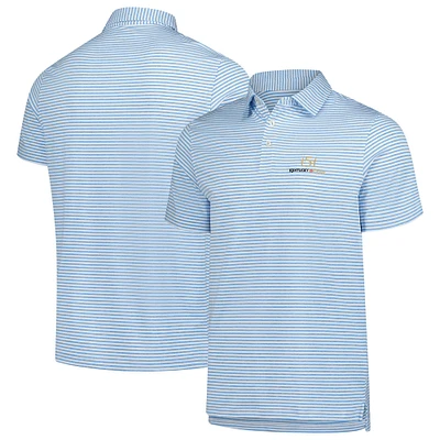Men's Vineyard Vines Heather Blue 151st Kentucky Derby Winstead Striped Polo