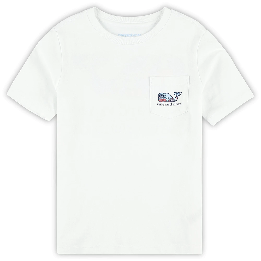 Preschool Vineyard Vines  White 151st Kentucky Derby Whale Sticker T-Shirt