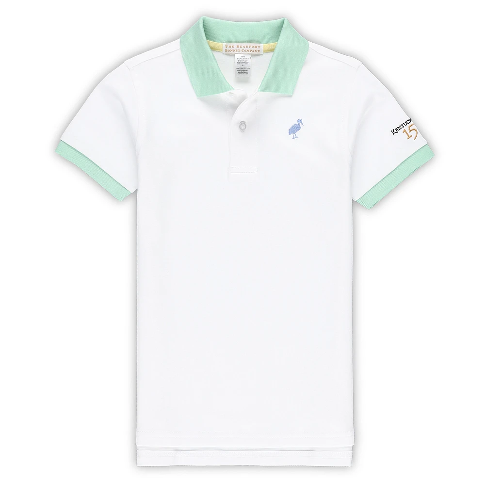 Preschool White Kentucky Derby 150 Prim and Proper Polo