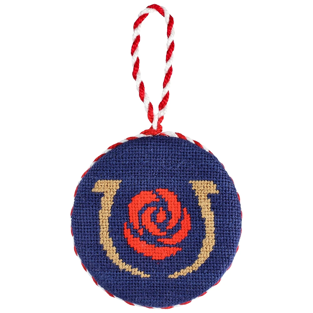 Smathers & Branson  Kentucky Derby Needlepoint Ornament