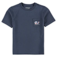 Toddler Vineyard Vines  Navy 151st Kentucky Derby Jockey Whale T-Shirt