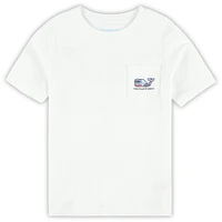 T-shirt autocollant baleine pour tout-petits Vineyard Vines White 151st Kentucky Derby