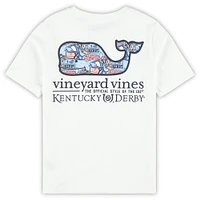 T-shirt autocollant baleine pour tout-petits Vineyard Vines White 151st Kentucky Derby