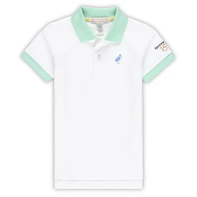 Polo blanc Kentucky Derby 150 Prim and Proper pour tout-petit