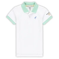 Polo blanc Kentucky Derby 150 Prim and Proper pour tout-petit