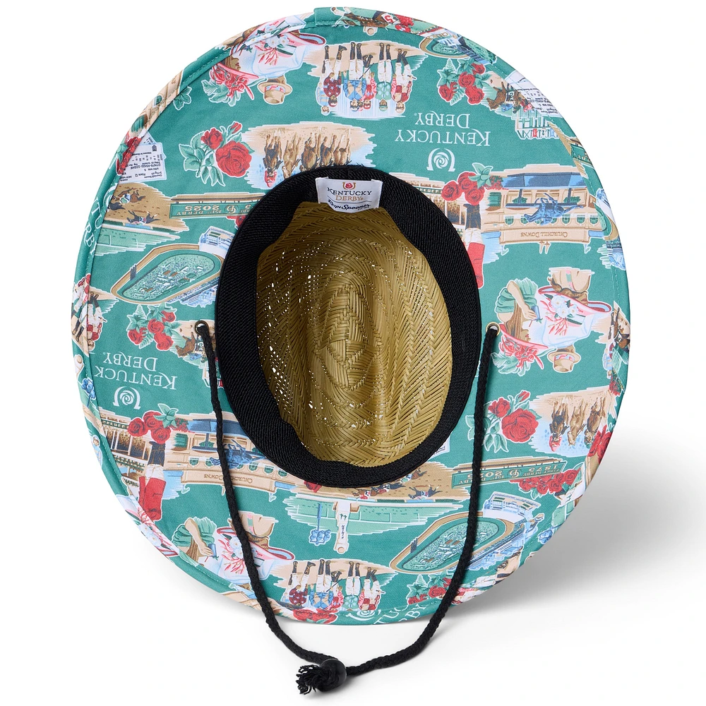 Unisex Reyn Spooner Natural Kentucky Derby Straw Hat