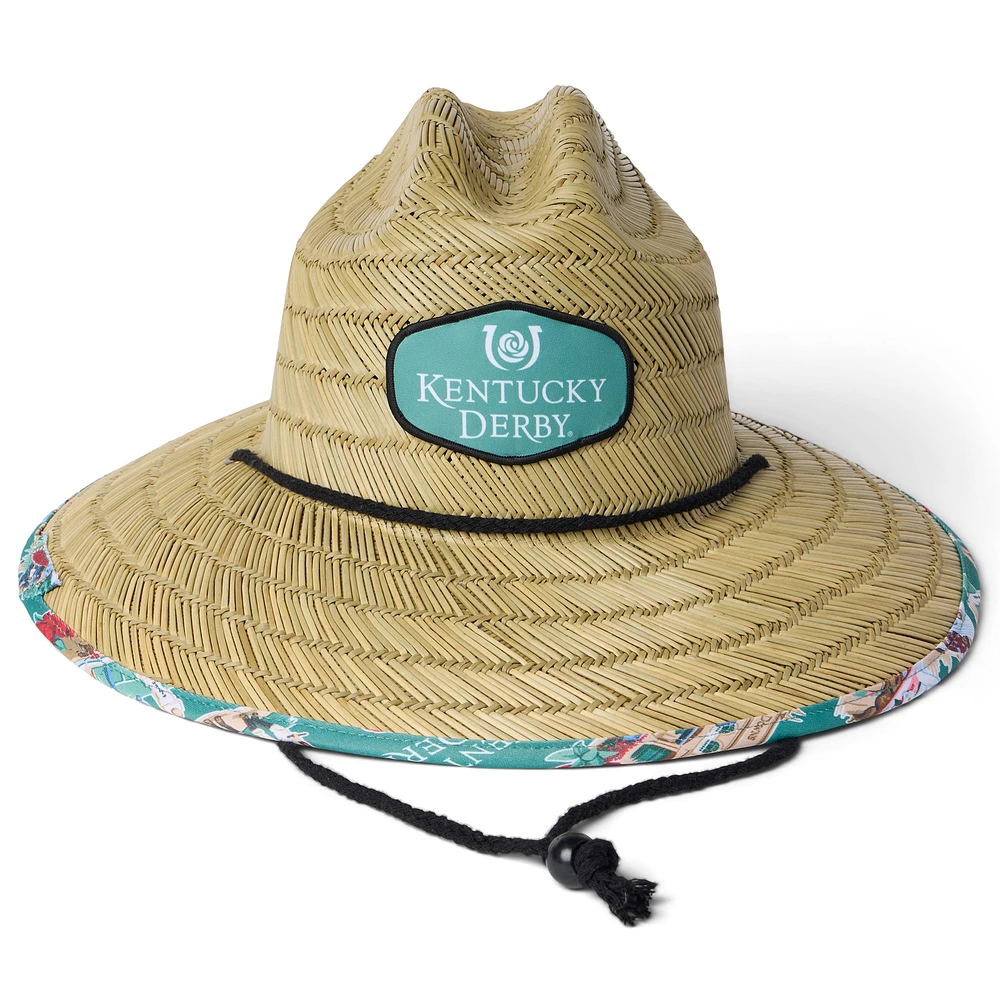 Unisex Reyn Spooner Natural Kentucky Derby Straw Hat