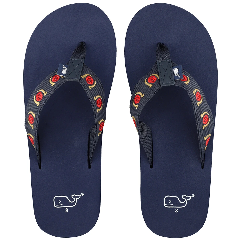 Vineyard Vines  Kentucky Derby Rose Flip Flops
