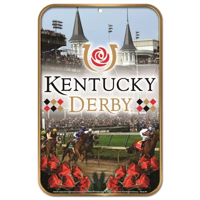 Kentucky Derby WinCraft 11" x 17" Racing Horses Sign