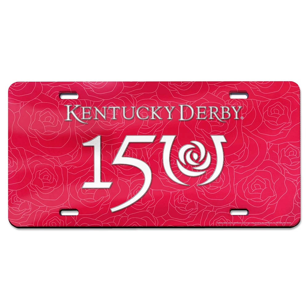 WinCraft Kentucky Derby 150 Roses License Plate