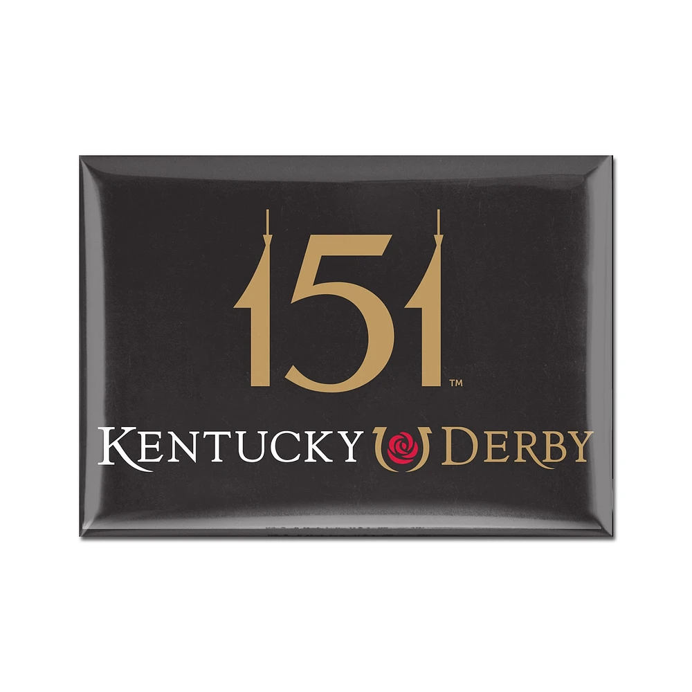 WinCraft Kentucky Derby 151 2.5" x 3.5" Fridge Magnet