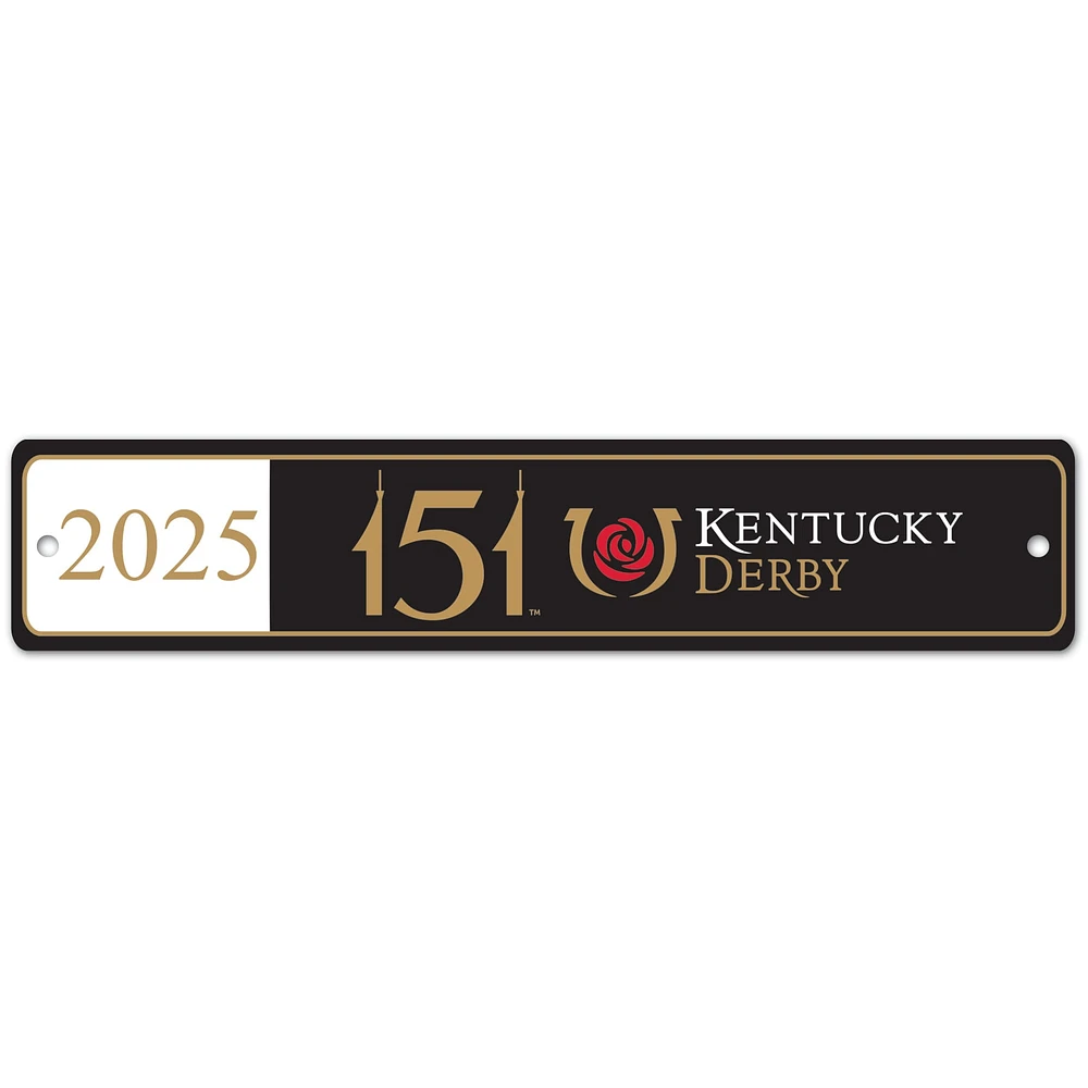 WinCraft Kentucky Derby 151 3.75'' x 19'' Street Sign