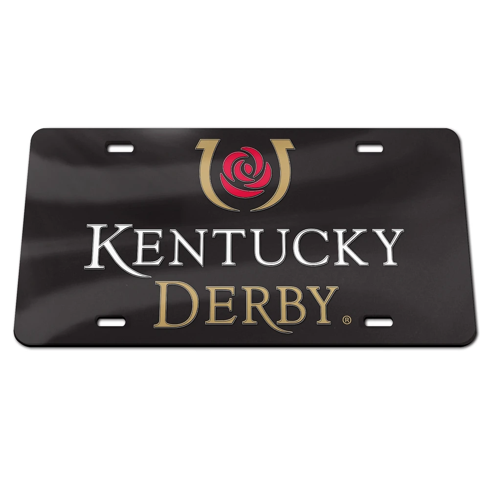 WinCraft Kentucky Derby 151 Laser Cut Acrylic License Plate