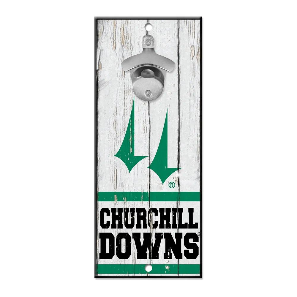 WinCraft Kentucky Derby 5 '' x 12 '' Churchill Downs Ouvre-bouteille Panneau en bois